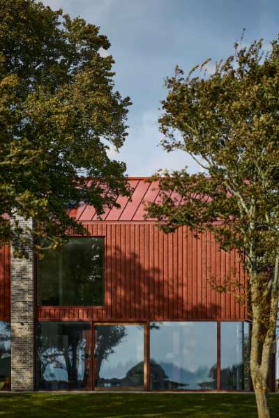 Ein Haus so rot, dass Snoopy davon „träumen“ würde,